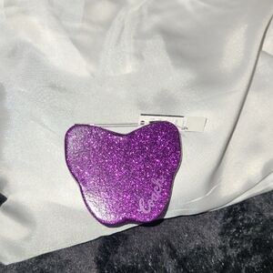 Coach NWT Glittery Purple Butterfly Coin Pouch